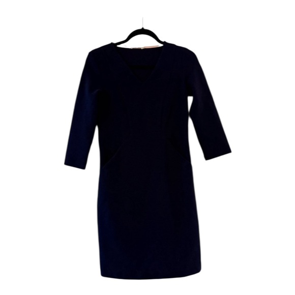 Boden Brontë Ottoman Dress Navy Dress - Picture 6 of 6